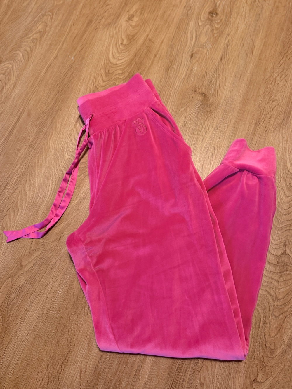 Victoria’s Secret Hot Pink Velour Lounge PJ Pants